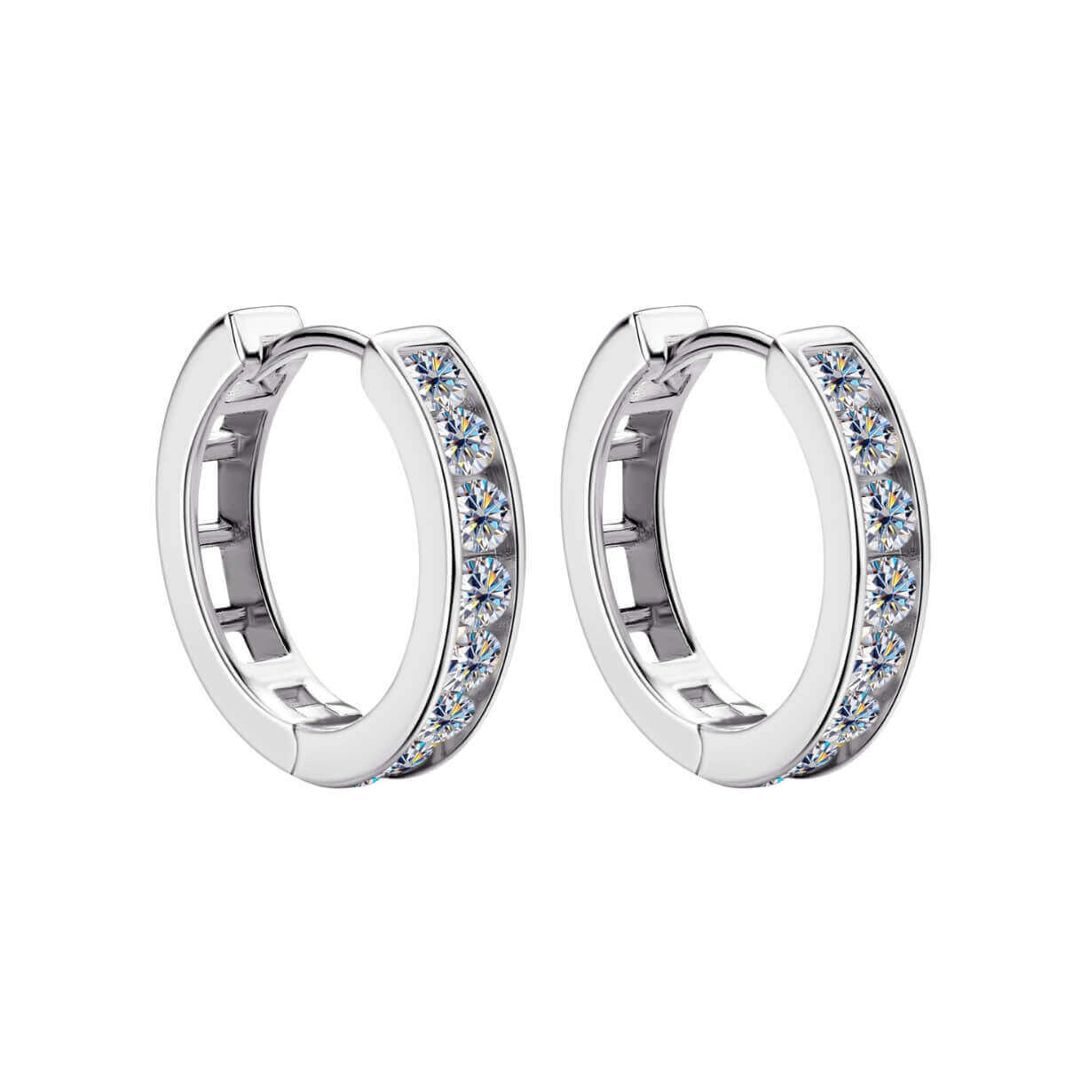 Diamond Hoop Earrings